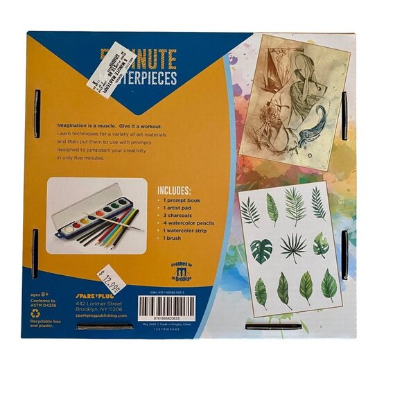 Sparkplug 5 Minute Masterpieces Art Kit Brand New in Box - Picture 2 of 6